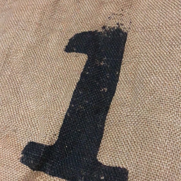 “FEED” Shoppers Tote-Reversible-Large Size-Shoulder Straps-Burlap/Cotton-GUC - Picture 11 of 17